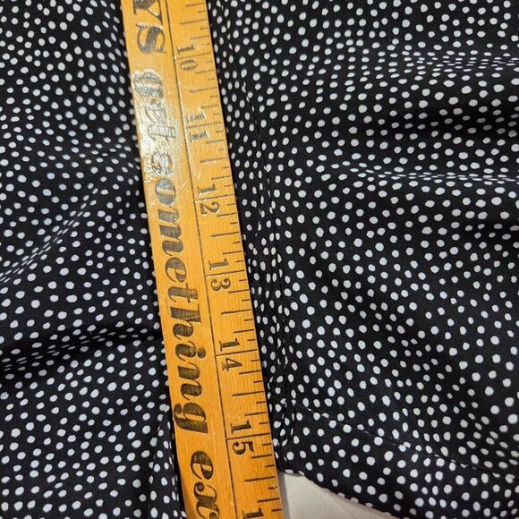 EUC CHAUS PETITES WIDE LEG DOTTED PLEATED SOFT PANTS SIZE 14 - Picture 15 of 16